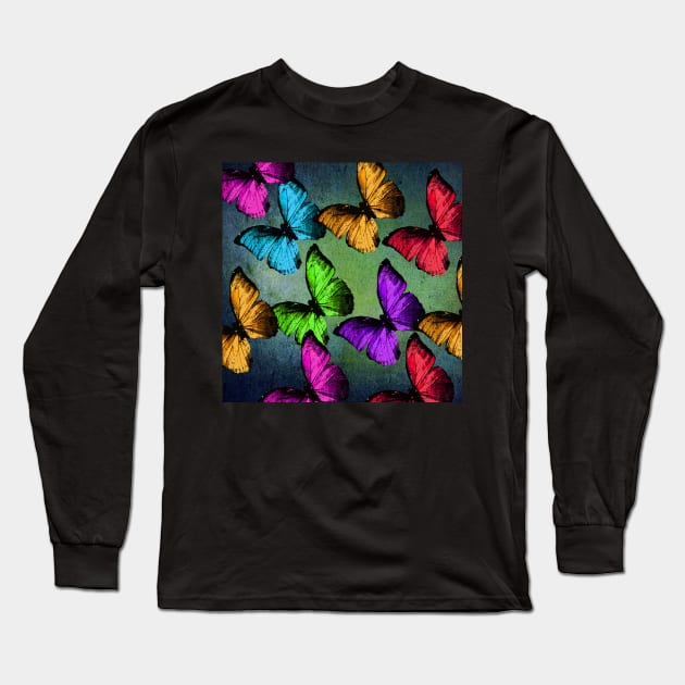 BUTTERFLY ROYALE Long Sleeve T-Shirt by Overthetopsm